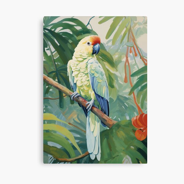 Item preview, Vibrant Parrot in the Jungle – Exotic Wildlife Illustration designed and sold by D-a-y-d-r-e-a-m.
