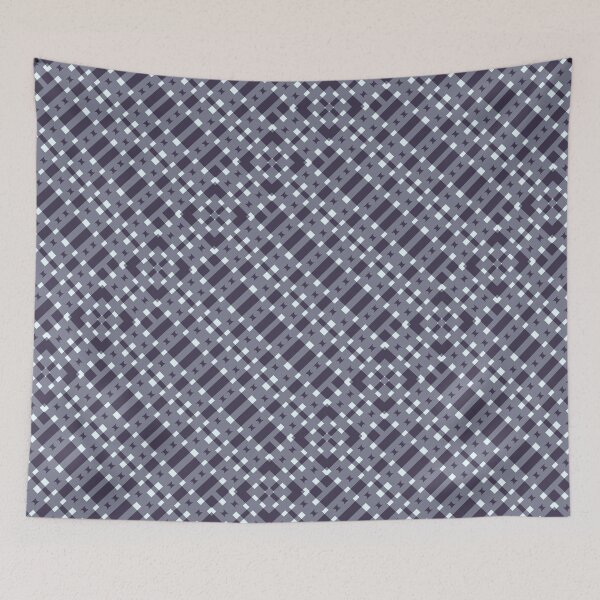Item preview, Diagonal Geometric Grid Pattern designed and sold by Looming Lines.