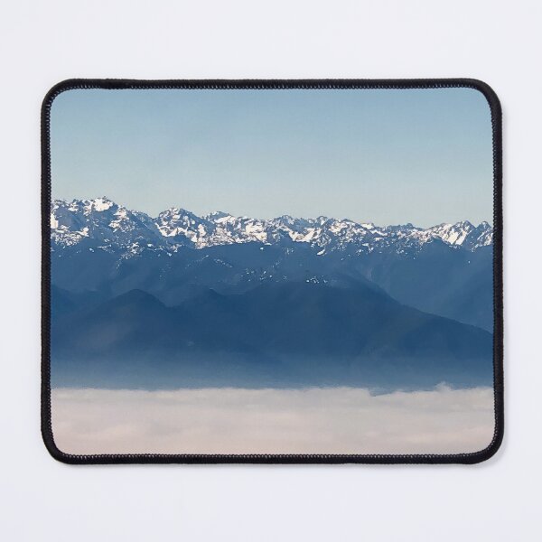 Item preview, Olympic Mountains over clouds designed and sold by flyscenicair.
