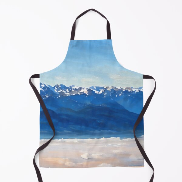 Item preview, Olympic Mountains over clouds (Impressionist) designed and sold by flyscenicair.