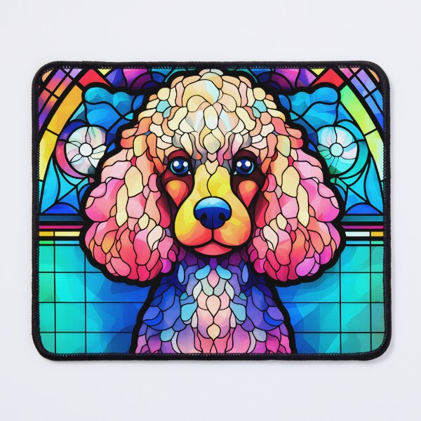 Item preview, Stained Glass Poodle designed and sold by TheAnimalZ00.