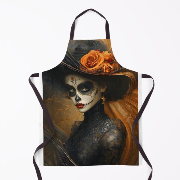Item preview, Elegant Day of the Dead Inspired Portrait designed and sold by Artessie.