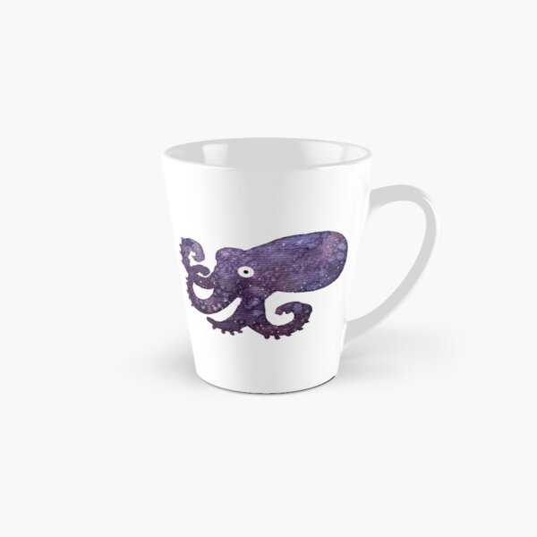 Aperçu de l'œuvre Poulpe violet à l'aquarelle créée et vendue par LittlelamdesignShop.