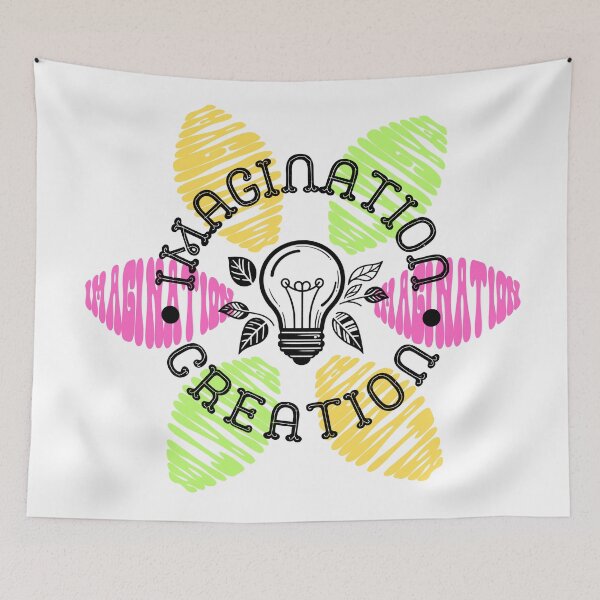 Item preview, Imagination and Creation typography designed and sold by whee25.