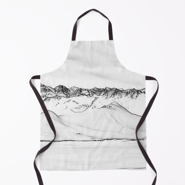Item preview, Olympic Mountains over clouds (Sktech) designed and sold by flyscenicair.