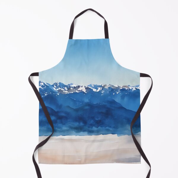 Item preview, Olympic Mountains over clouds (Watercolor) designed and sold by flyscenicair.