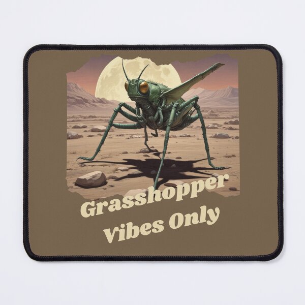 Item preview, Metallic Grasshopper – Futuristic Machine Insect T-Shirt designed and sold by SimpleUla.