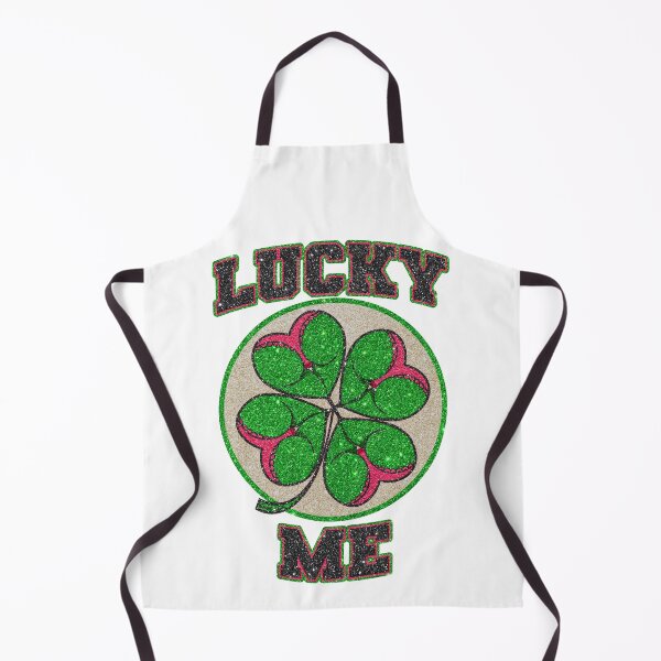 Item preview, Lucky Me! Booty clover Irish varsity design (glitter variant) designed and sold by jimmy-digital.