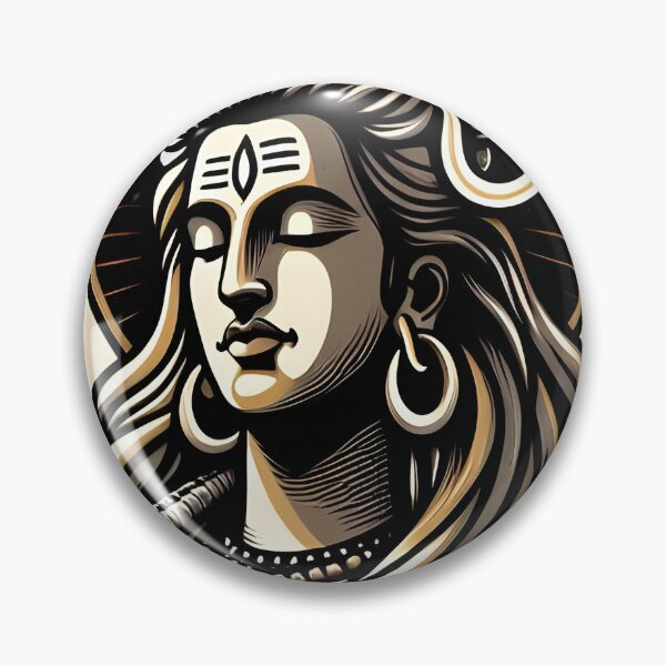Item preview, Divine Lord Shiva Illustration designed and sold by InevitableAum.