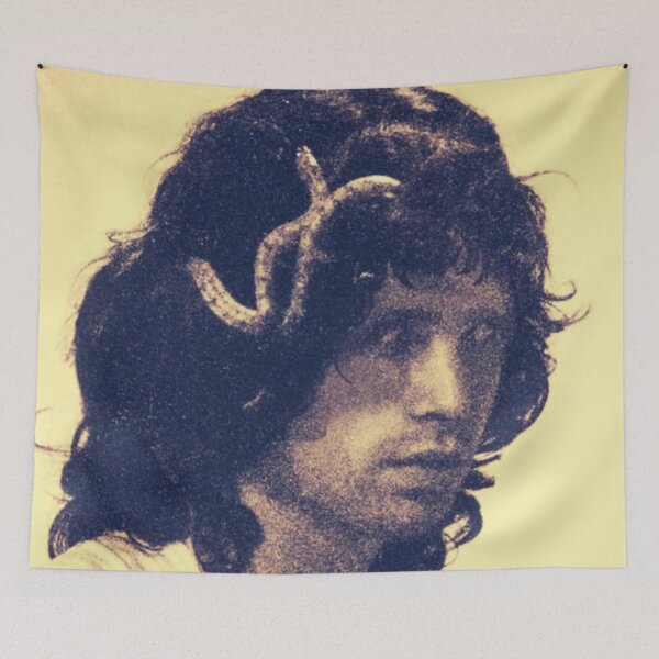 Item preview, Jim Morrison with a Snake in His Hair | The Doors | TheAmericanPoet designed and sold by TheAmericanPoet.