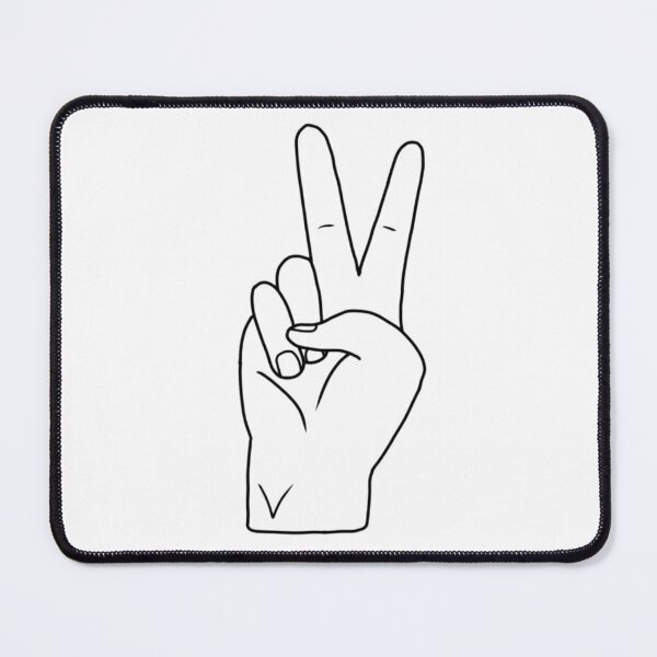 Item preview, ASL letter V designed and sold by Artistkhg.