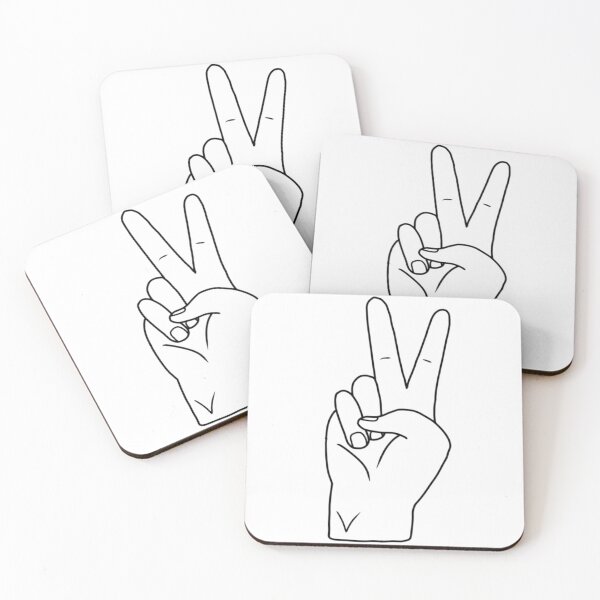 Item preview, ASL letter V designed and sold by Artistkhg.
