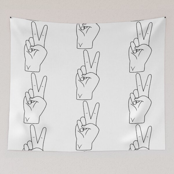 Item preview, ASL letter V designed and sold by Artistkhg.