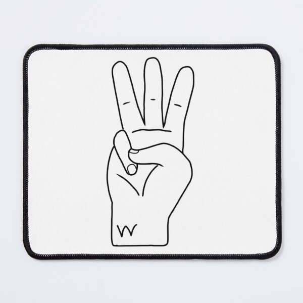 Item preview, ASL letter W designed and sold by Artistkhg.