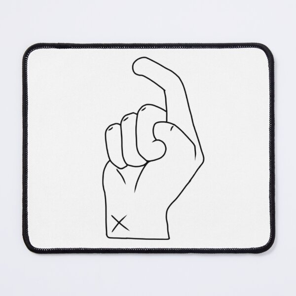 Item preview, ASL letter X designed and sold by Artistkhg.