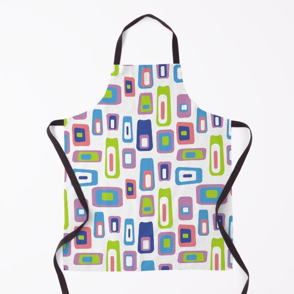 Item preview, Mid-Century Modern Colorful Lozenge Pattern No.1 Pink, Blue, Green, White designed and sold by QuestingPixel.