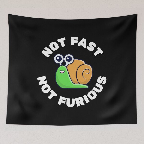 Item preview, Not fast not furious designed and sold by Oval Shop.