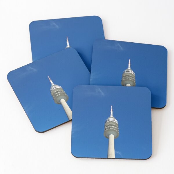 Item preview, Olympic Tower in Munich against the Blue Sky designed and sold by Gaboro.