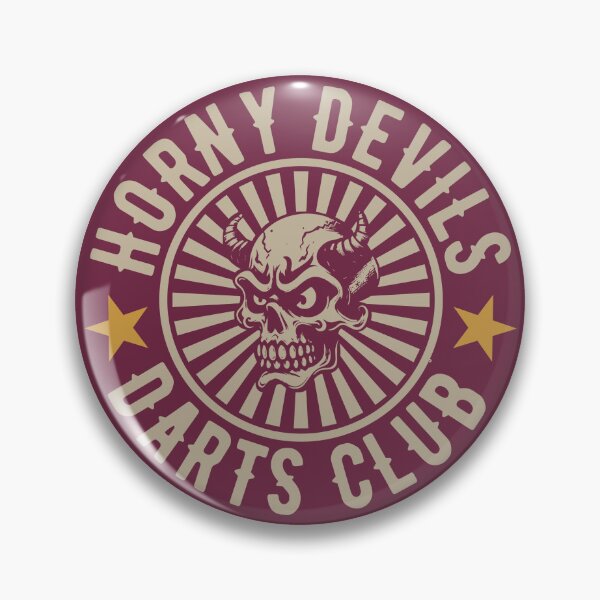 Item preview, Badge for the Horny Devils Darts Club  designed and sold by KoandZo.