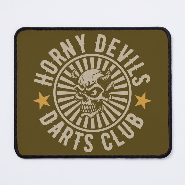 Item preview, Badge for the Horny Devils Darts Club designed and sold by KoandZo.