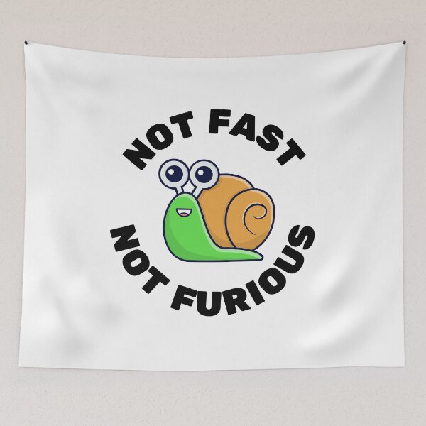 Item preview, Not fast not furious designed and sold by Oval Shop.