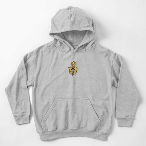 Hamsa Blessings Kids Pullover Hoodie