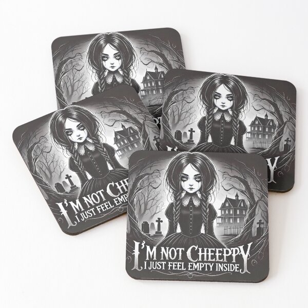 Item preview, Wednesday - "I'm Not Perky, I'm Just Dead Inside" 1 designed and sold by Mila3Desing.