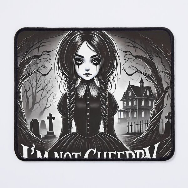 Item preview, Wednesday - "I'm Not Perky, I'm Just Dead Inside" 1 designed and sold by Mila3Desing.