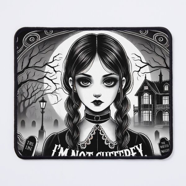 Item preview, Wednesday - "I'm Not Perky, I'm Just Dead Inside" 1 designed and sold by Mila3Desing.