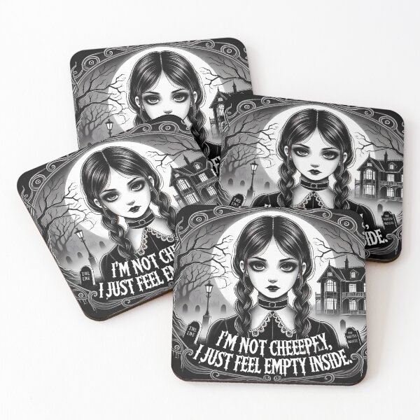 Item preview,  Wednesday - "I'm Not Perky, I'm Just Dead Inside" 1 designed and sold by Mila3Desing.