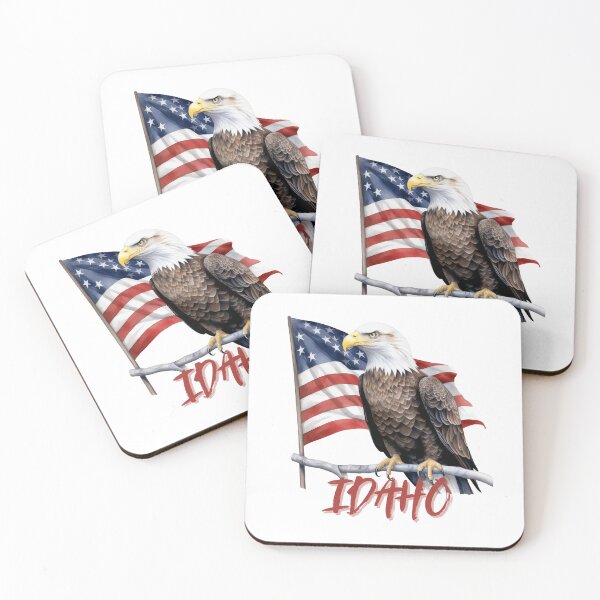 Item preview, Idaho Eagle American Flag designed and sold by Rocktheboattees.
