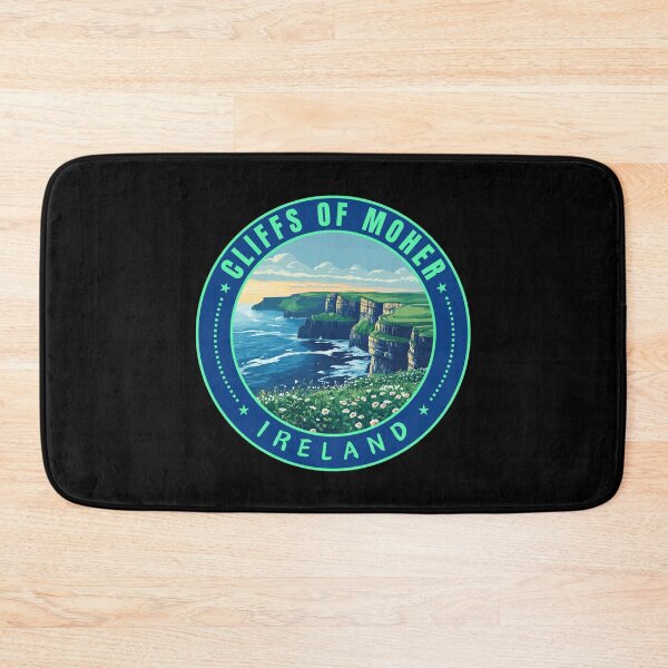 Item preview, Cliffs of Moher in Ireland Retro Emblem designed and sold by MaateoDesign.