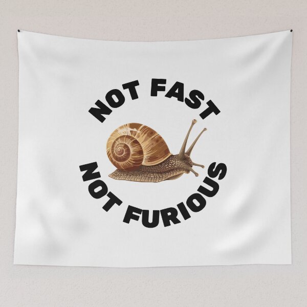 Item preview, Not fast not furious designed and sold by Oval Shop.