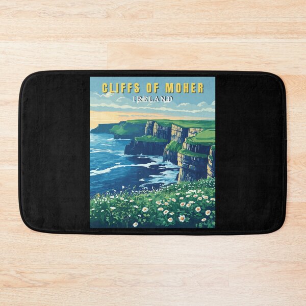 Item preview, Cliffs of Moher in Ireland Retro Landscape designed and sold by MaateoDesign.