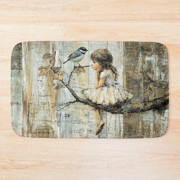 Item preview, Girl listens to her little friend designed and sold by Made-by-Gus.