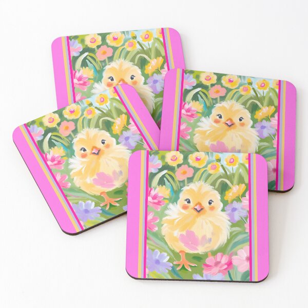 Item preview, Easter chicken Happy Easter Flowers designed and sold by Design_Your_Day.
