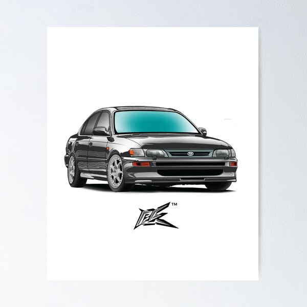 Item preview, toyota corolla ae101 gray designed and sold by NaquashM.