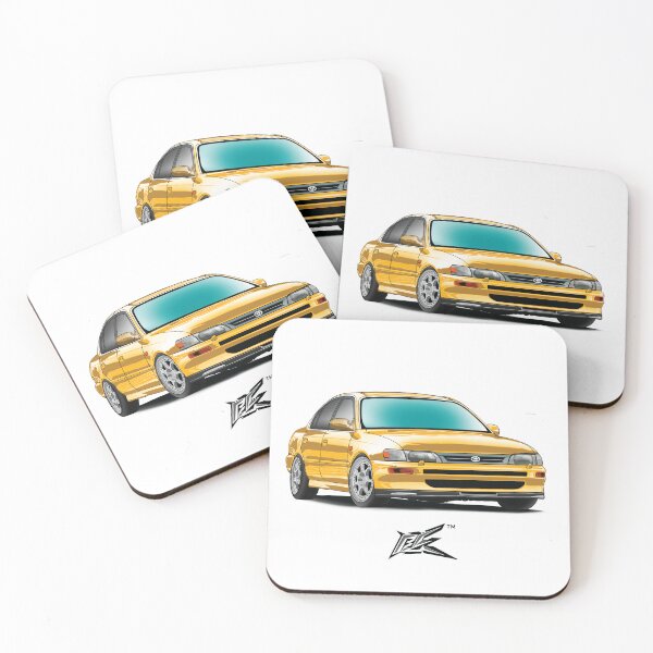 Item preview, toyota corolla ae101 yellow designed and sold by NaquashM.