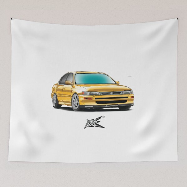 Item preview, toyota corolla ae101 yellow designed and sold by NaquashM.