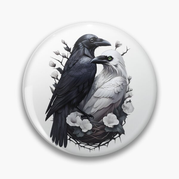 Item preview, court of ravens, feathers so vicious, crows, ravens, corvids, shadows so cruel ,  designed and sold by inkdrinkingdove.