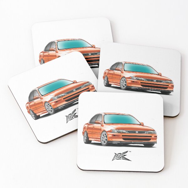 Item preview, toyota corolla ae101 orange designed and sold by NaquashM.