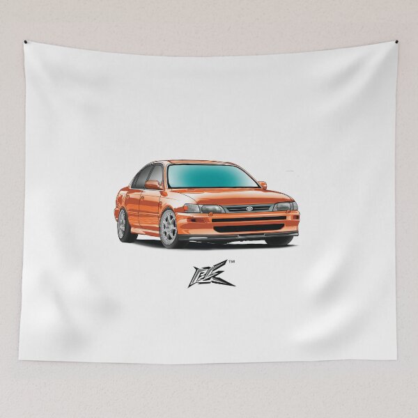 Item preview, toyota corolla ae101 orange designed and sold by NaquashM.