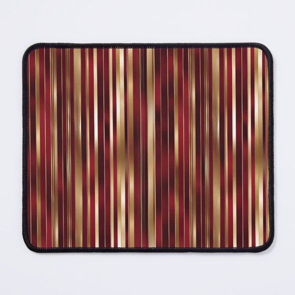 Item preview, Burgundy and Gold Vertical Stripes Mosaic Pattern designed and sold by Glam-OOTD.