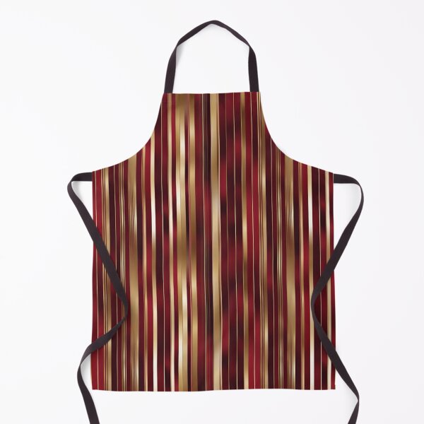 Item preview, Burgundy and Gold Vertical Stripes Mosaic Pattern designed and sold by Glam-OOTD.