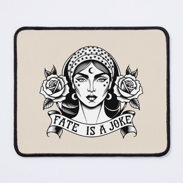 Item preview, "Fate is a Joke" Graphic Design - Modern Style designed and sold by Tattee.