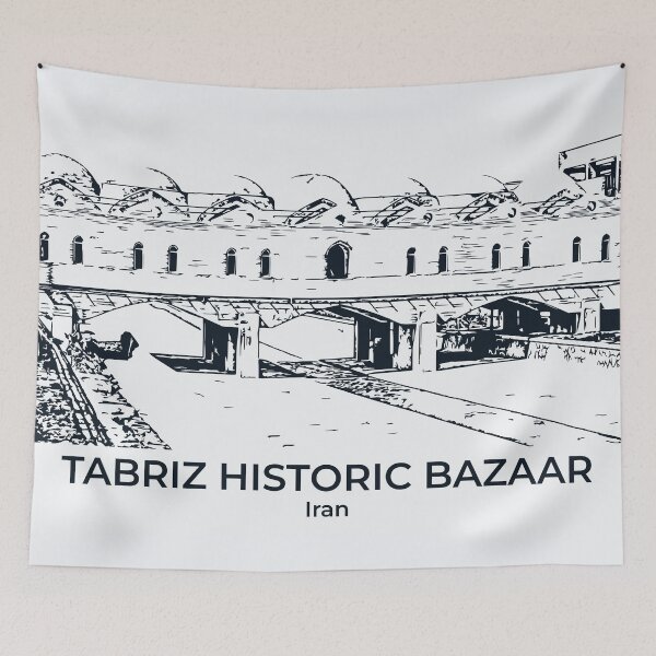 Item preview, Tabriz Historic Bazaar - Iran designed and sold by Lakeric Cityscapes.
