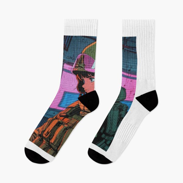 Item preview, 90s Anime Soldier Style - Retro-Futuristic War Art designed and sold by RetroRebootShop.