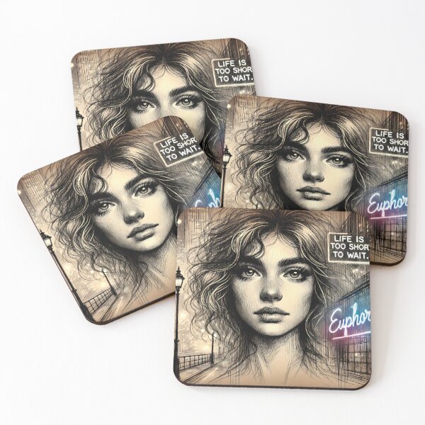 Item preview, Copy of Euphoria - "Life Is Too Short to Wait designed and sold by Mila3Desing.