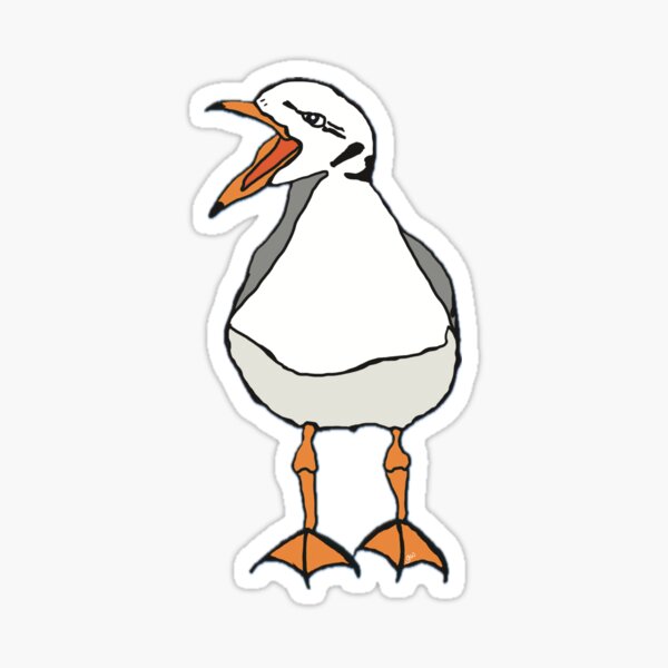 Item preview, A Quiet Seagull  designed and sold by GinetteWhite.