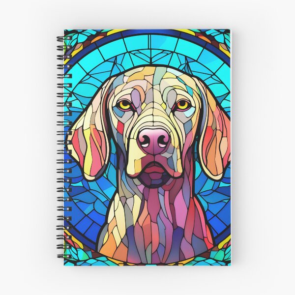 Item preview, Stained Glass Weimaraner designed and sold by TheAnimalZ00.